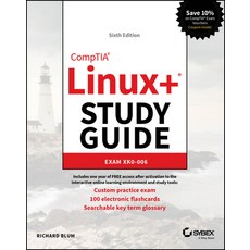 (영문도서)Comptia Linux+ Study Guide: Exam Xk0-006 Paperback, Sybex, English, 9781394316328