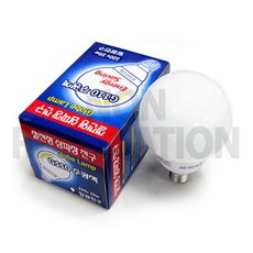 일광전구 삼파장 볼전구 - 220V 25W (E26), 전구색, 1개