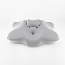 四花軟居牽引安眠枕-居家頸椎按摩師，舒適支撐，改善睡眠品質, 莫蘭迪灰, 1個