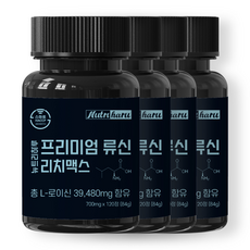 뉴트리하루 프리미엄 초고함량 류신 단백질 타블렛 노인 보충제, 120정, 4개