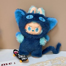 17cm 라부부 인형 옷 의상 세트, 블루캣, 1개