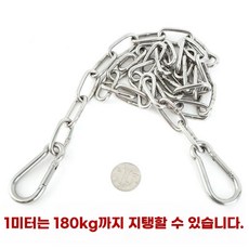 대형견쇠사슬 목줄 쇠줄 리드줄 체인 스테인리스 개줄 큰개, W. 업그레이드 강화 3mm 0.5미터 스프 버클