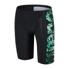 백화점상품 아레나 남성수영복 칼리드라 4부 블랙 시크한 수영강습복 5부수영복