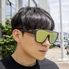 알타리스트 오버글라스 안경위에 쓰는 편광 고글 선글라스 운동 러닝 자전거 스포츠, 1개, Smoke Khaki / Gold