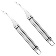 스텐 새우칼 E타입, 2개, 실버