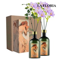 라플로리아 꽃 디퓨저, 2개, 500ml, S3제주동백향/A11자스민꽃(소)L12/바이올렛