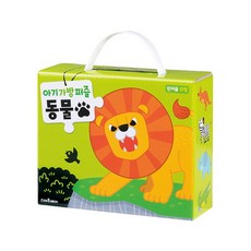 아기 가방 퍼즐: 판퍼즐 12장, 동물, 스마트베어