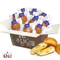 카스타드 크림빵(100g x 36봉) 1박스+자색옥춘사탕 20g 세트, 36개, 100g