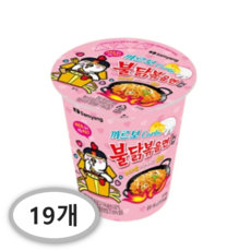불닭볶음면 까르보 컵 80g, 19개