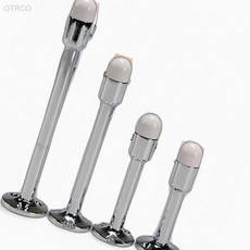 크롬 메탈 도어스토퍼 150mm 화장실문 문받침대 벽면보호, 상세페이지 기재