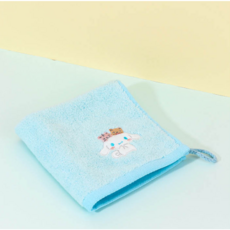 산리오 시나모롤 소프트 고리 핸드타월, 블루, 1개