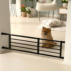 몽뜨리 강아지 울타리 방묘문 펫도어 안전문 강아지펜스, 1개, 블랙