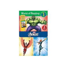 월드 오브 리딩 6종 세트 레벨 1 : 마블 어벤져스 : World of Reading Level 1 Set : Avengers:CD 미포함, Marvel Press