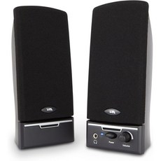 사이버 어쿠스틱스 2.0 증폭 스피커 시스템 고품질 오디오 제공 CA2014WB 검정색, Speaker System Delivering Qual