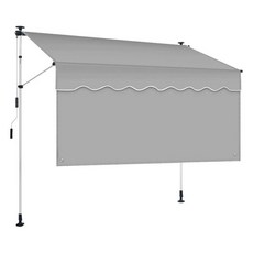 접이식 어닝 차양막 농막 테라스 가림막 차고 햇빛가리개, 폭 2.5mx신축 1.2m