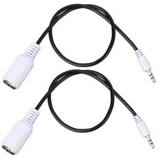 2개 세트 타입A MIDI 3.5mm 어댑터 14인치 분기 케이블 암 to TRS 수 오디오 변환기 액세서리 키보드 신스 및 디지털 워크스테이션용