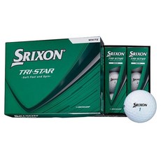 SRIXON 三顆星高爾夫球, 1個, 12入, 白色