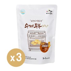 오븐에 구워서 만든 수제 두부과자 다이어트간식, 110g, 3개