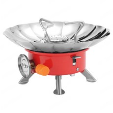 1/1+1 아웃도어 다기능 미니 연꽃모양 방풍 스토브 그리들버너 휴대용 캠핑버너 가스버너, 스트링 연꽃모양 스토브x1만