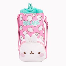 WINGHOUSE Molang 圖案口袋水瓶斜揹包
