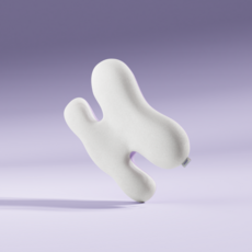 [전용 베개커버] 닥터헨델 X필로우 고밀도 70D 옆으로 자는 메모리폼 기능성 경추목베개, 라벤더, 1개