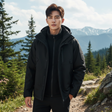 작은 분리형 발수 처리 남녀 공용 등산복