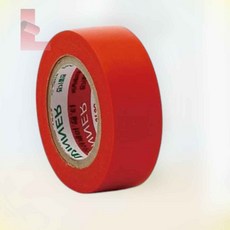 더제이 전기테이프 테이프 적색 10m 전기절연테이프 컬러절연테이프 빨간전기테이프