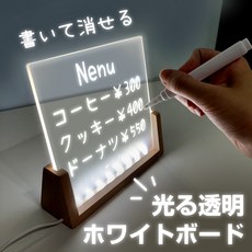 營業用 LED 迷你招牌燈箱 多款圖案 USB供電 店面指示牌 亦可選透明手寫板, 1個, 營業用 LED 透明發光手寫板