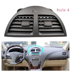 HAOCHEN 차량용 에어컨 통풍구 AC 배출구 패널 그릴 렉서스 ES350 2006 자동차, 01 Style A
