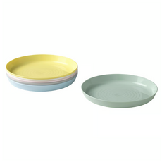 [이케아 정품] 어린이 유아용 다용도 접시 6개세트 칼라스 KALAS, 혼합색상, 1세트, 6P