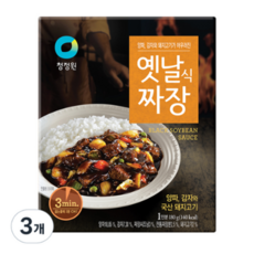 청정원 옛날식짜장, 180g, 39개