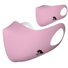 Jimmy Crew 運動時尚修身版型鳥嘴型簽名面具 2P, 粉色的