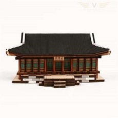 솔군스토어 조립모형 강녕전 목재모형, 단품