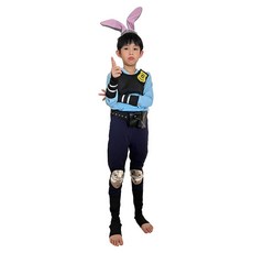 瘋狂動物城朱迪兔子警察角色扮演服裝