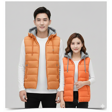 피치레이디 가볍고 따뜻한 남녀 커플 패딩조끼 빅사이즈