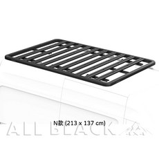 YAKIMA LockNLoad 重型車頂架平台 - 黑四驅ALL BLACK，堅固耐用，擴展載貨空間, 1個, 重型車頂架平台 - N款
