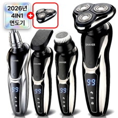 필모어 9세대 X6 전기 면도기 전동 생활방수, 노블블랙, 전기면도기