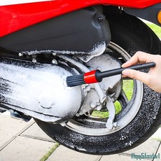 洗車刷 摩托車刷車 刷子 汽車美容 空調毛刷 清洗內飾 輪轂 縫隙細節清潔刷 工具, 1個, 【柔軟清潔毛刷】3件套