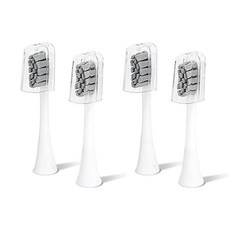코드나인 음파전동칫솔모 진동칫솔 휴대용 칫솔모2P, 1세트, 전용칫솔모2P_화이트