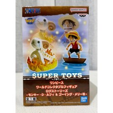 BANPRESTO 航海王 WCF LOG STORIES 蒙其 D 魯夫 梅利號 公仔, 1個, 代理版