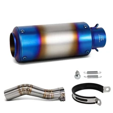 스포츠 레이싱 슬립 온 라인 배기 오토바이 중간 링크 어댑터 파이프 연결 프로젝트 머플러 혼다 CBR250RR, 10 C