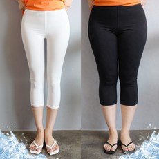 아이스쿨 7부 레깅스 [국내생산 프리미엄] FREE~5XL 빅사이즈