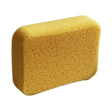 스펀지 해면 노랑 줄눈 메지 스폰지 타일용 청소, 1개