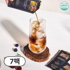커피농가 더치커피 파우치 7종원두 혼합, 40ml, 1개입, 7개