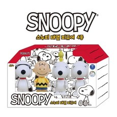 스누피 태엽인형 미니 캐릭터 피규어 4종