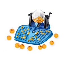 bingo 益智賓果機 仿真搖獎機 樂透樂透 開獎機 尾牙抽獎機, 1個, 藍色