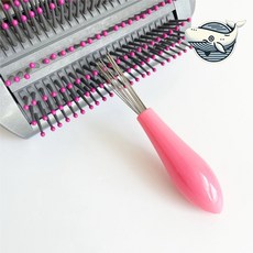 헤어브러 쉬 청소 간편한 리무버 도구 볼륨빗 머리 솔 클리너 롤빗 배수구 카락 제거 시 wit+703fn