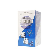 羅得 Spirulina 藍藻錠 1800錠, 1個