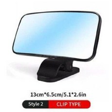 차량용 아기 관찰미러 뒷좌석 유아 안전거울 썬바이저 카시트거울, 사각형(집게), 1개