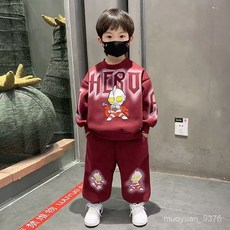 奧特曼衣服兒童套裝2025新款男童春秋裝幼兒洋氣衛衣帥氣男孩 GMX4